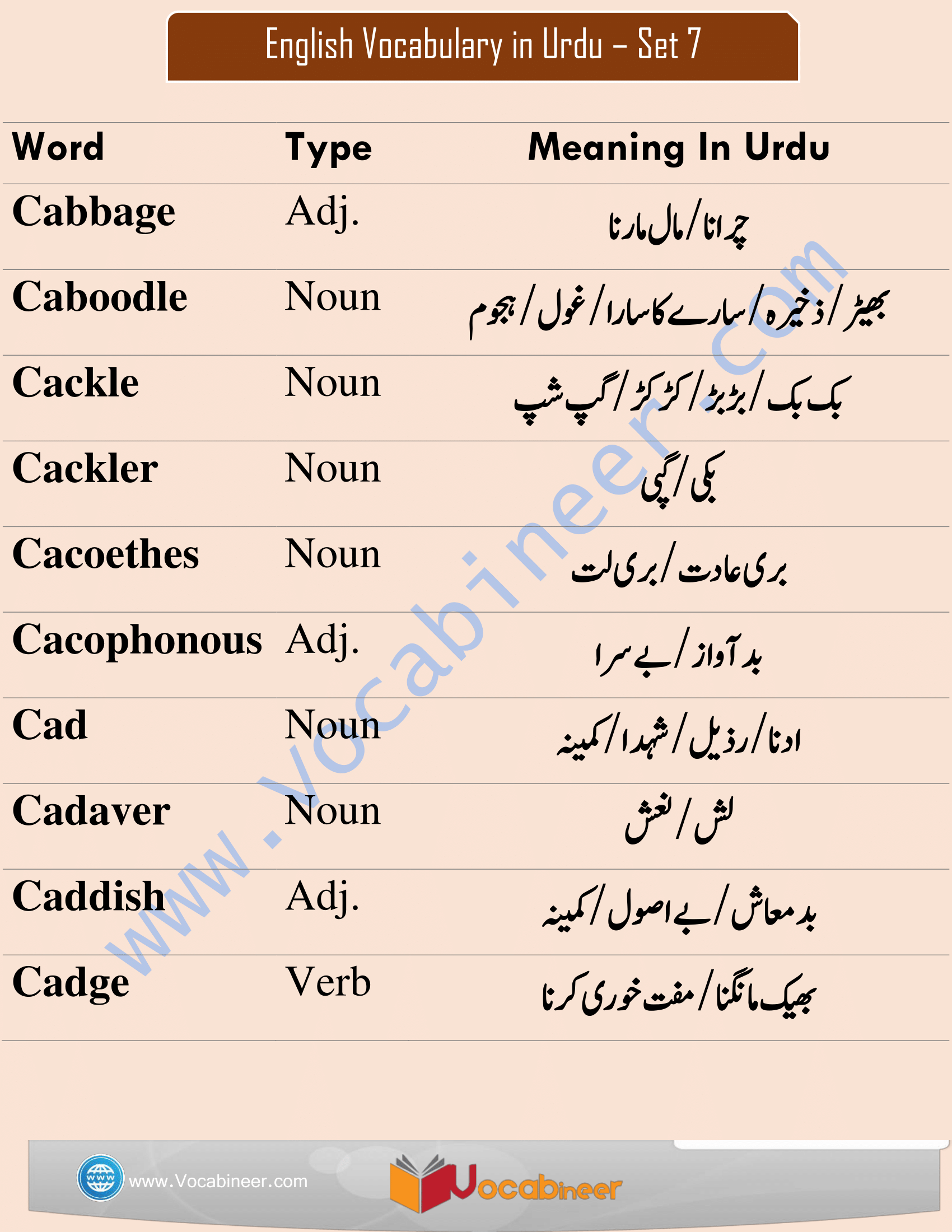 urdu in english meaning